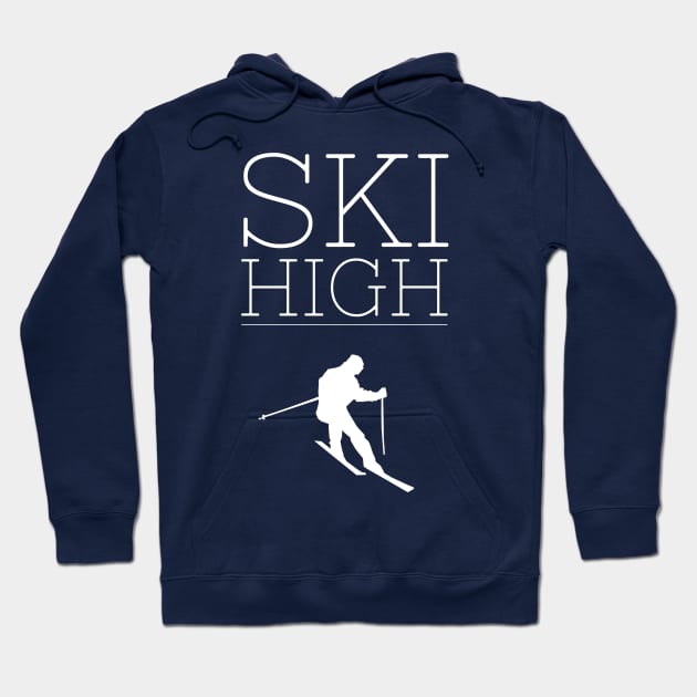 SKI HIGH - SKIING Hoodie by PlexWears